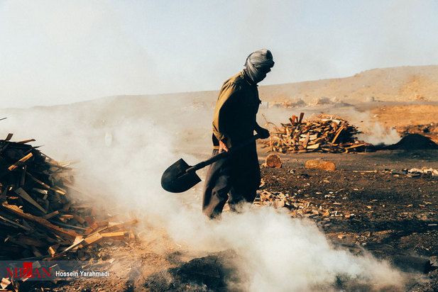 تولید سنتی زغال