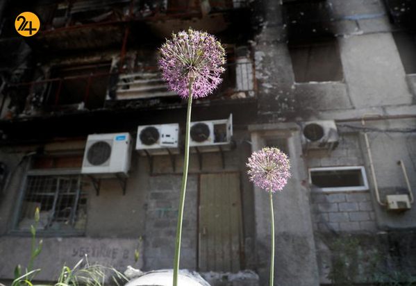 خانه‌های سوخته اوکراینی‌ها