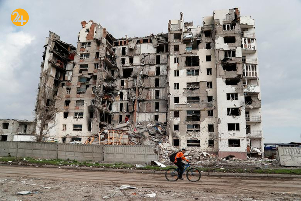 خانه‌های سوخته اوکراینی‌ها