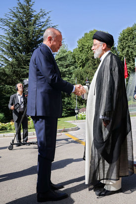 استقبال رسمی آیت‌الله سیدابراهیم رئیسی از اردوغان