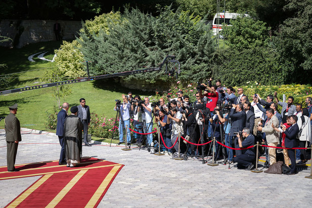 استقبال رسمی آیت‌الله سیدابراهیم رئیسی از اردوغان