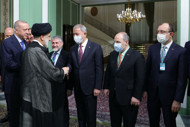 استقبال رسمی آیت‌الله سیدابراهیم رئیسی از اردوغان