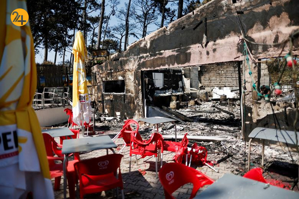 تداوم آتش سوزی در اروپا