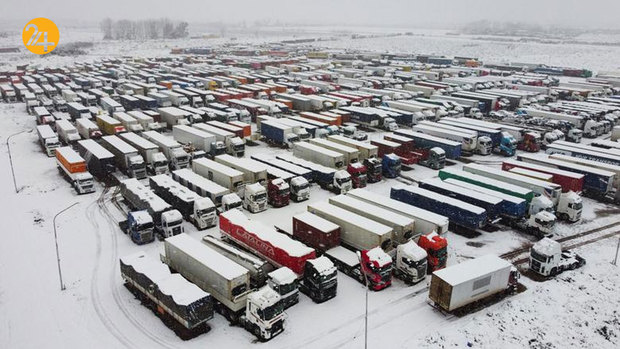 هزاران کامیون در گذرگاه مرز شیلی و آرژانتین
