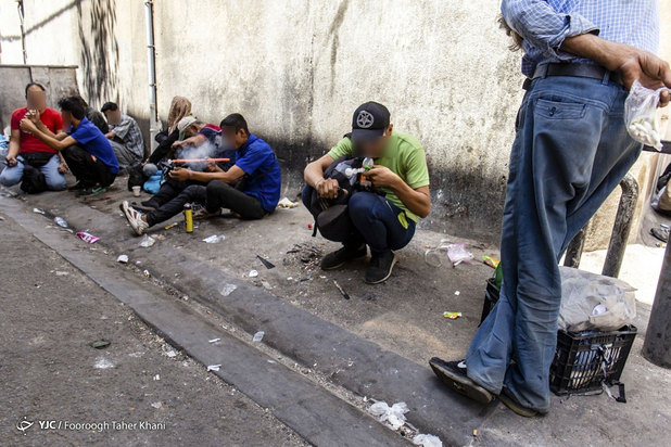 جولان اعتیاد در تهران