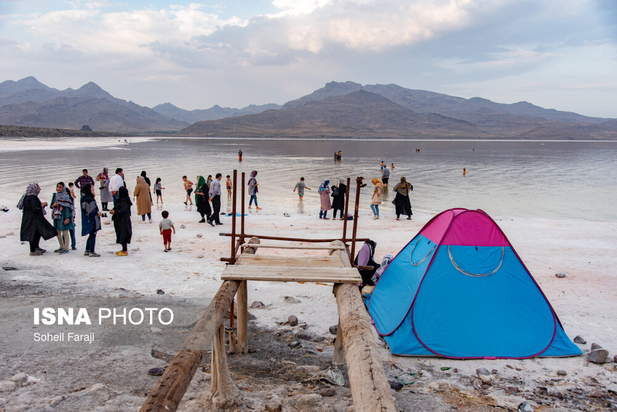 خشک شدن ۹۵ درصد آب دریاچه ارومیه