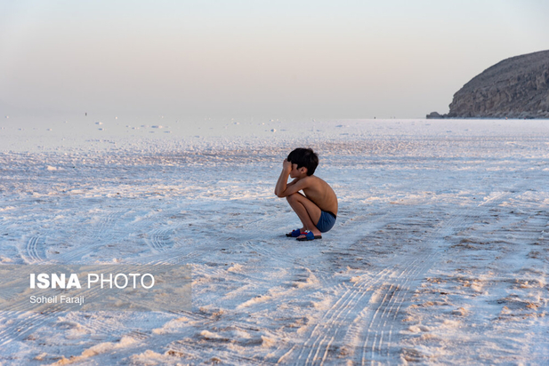 خشک شدن ۹۵ درصد آب دریاچه ارومیه