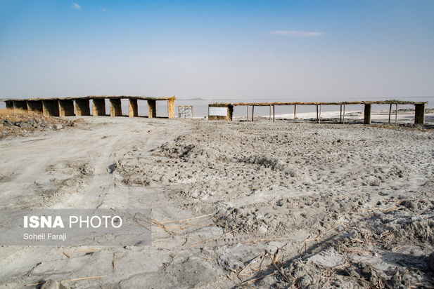 خشک شدن ۹۵ درصد آب دریاچه ارومیه