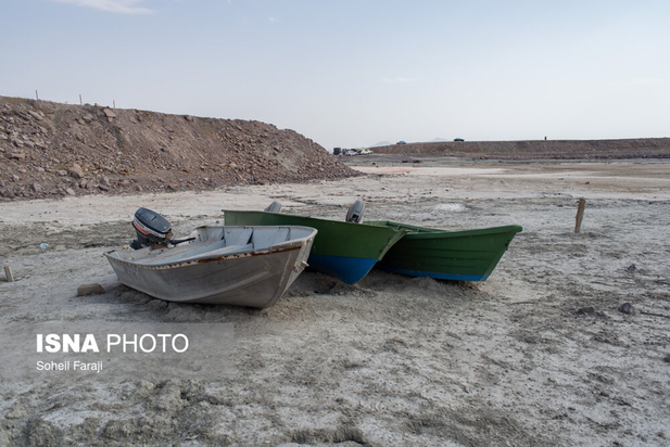 خشک شدن ۹۵ درصد آب دریاچه ارومیه