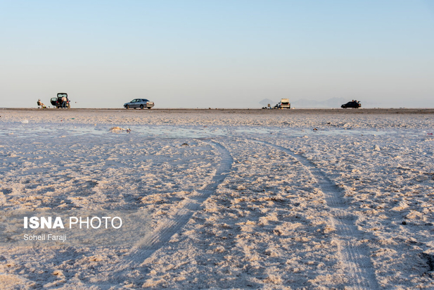 خشک شدن ۹۵ درصد آب دریاچه ارومیه