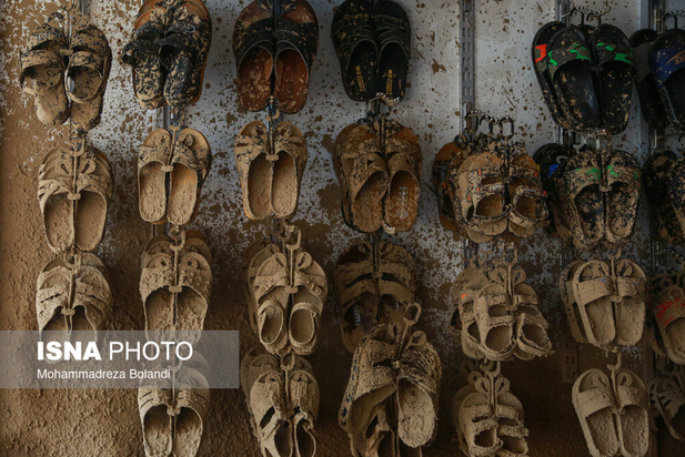 سیل در امام‌زاده داوود