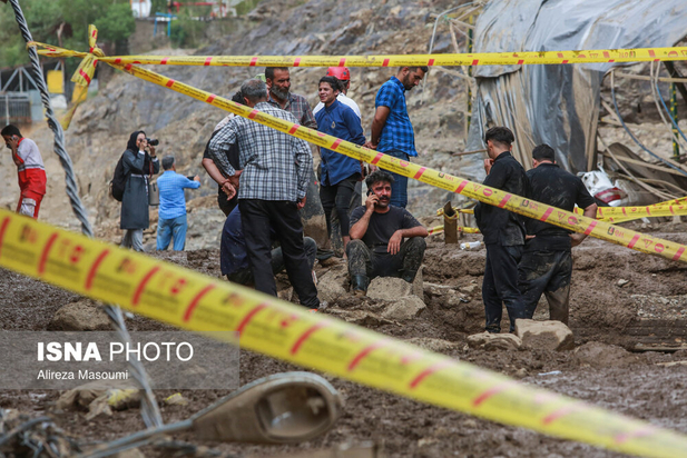 سیل در امام‌زاده داوود