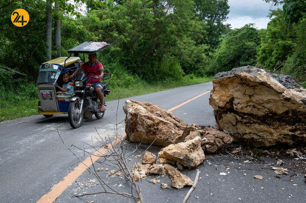 زلزله ۷ ریشتری در فیلیپین