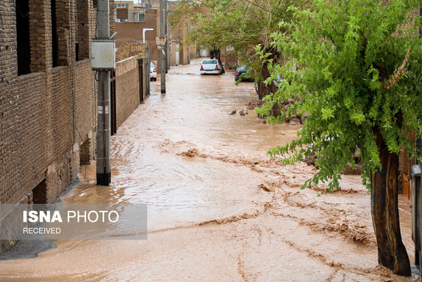 یزد بعد از وقوع سیل
