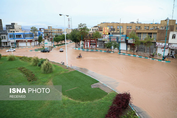 یزد بعد از وقوع سیل