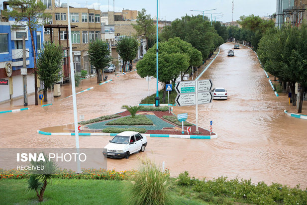 یزد بعد از وقوع سیل