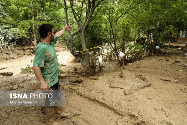 خسارات سیل در غرب مازندران