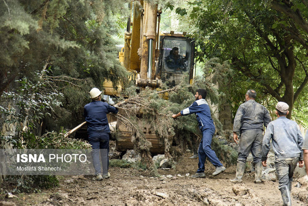 خسارات سیل در غرب مازندران