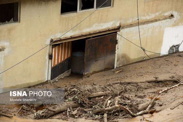 خسارات سیل در غرب مازندران