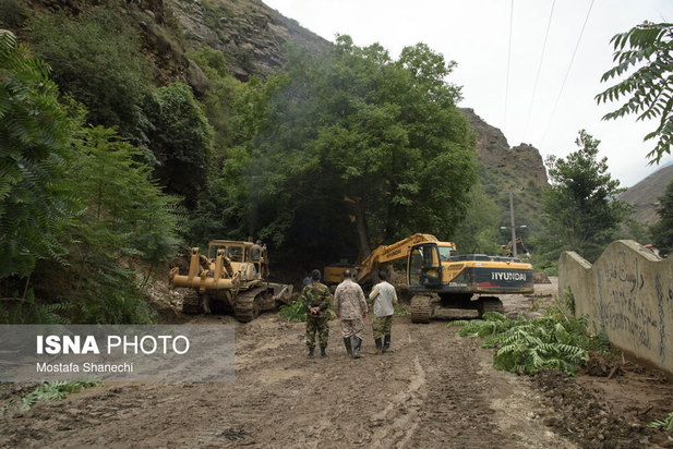 خسارات سیل در غرب مازندران