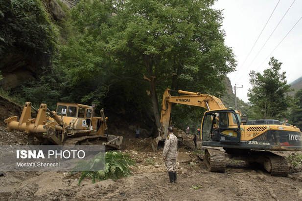خسارات سیل در غرب مازندران
