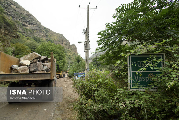 خسارات سیل در غرب مازندران