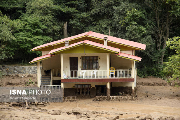 خسارات سیل در غرب مازندران