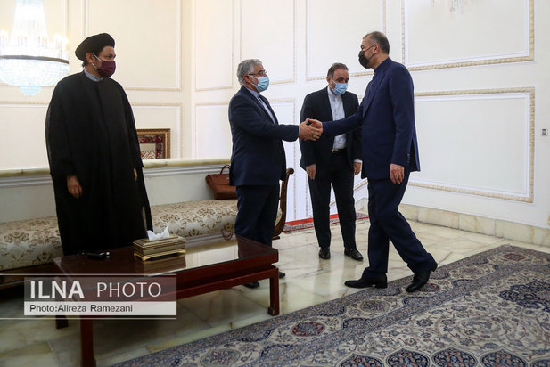 دیدار دبیر کل جهاد اسلامی فلسطین با وزیر امور خارجه