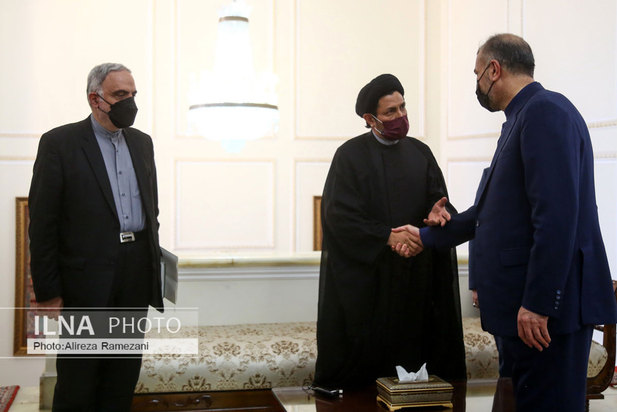 دیدار دبیر کل جهاد اسلامی فلسطین با وزیر امور خارجه