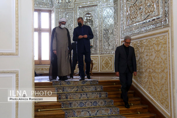 دیدار دبیر کل جهاد اسلامی فلسطین با وزیر امور خارجه