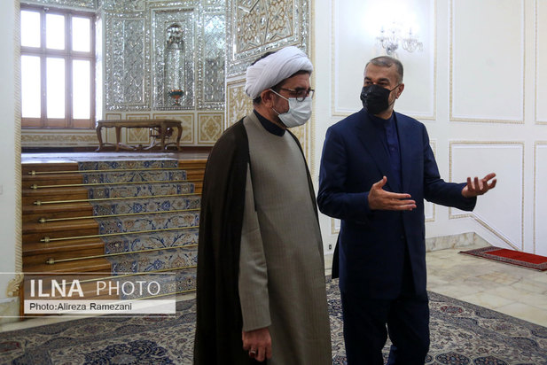 دیدار دبیر کل جهاد اسلامی فلسطین با وزیر امور خارجه