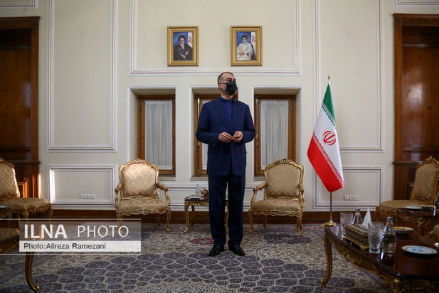 دیدار دبیر کل جهاد اسلامی فلسطین با وزیر امور خارجه