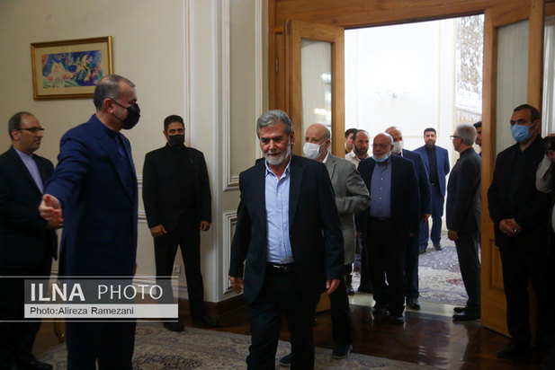 دیدار دبیر کل جهاد اسلامی فلسطین با وزیر امور خارجه