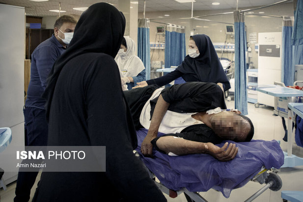 بیمارستان رازی اهواز در پیک هفتم کرونا