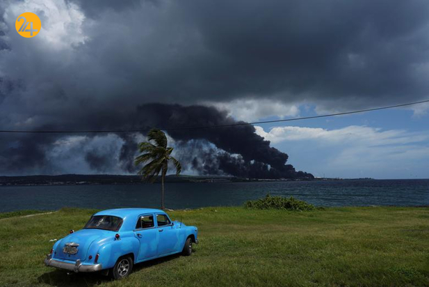 آتش در مخازن سوخت هاوانا