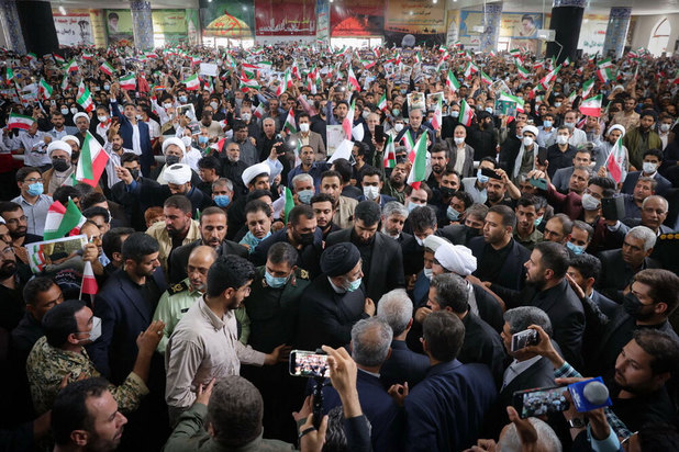 دیدار رئیس‌جمهور با مردم جیرفت