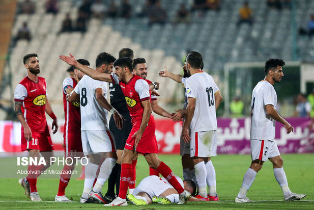 بازی جذاب پرسپولیس و فولاد