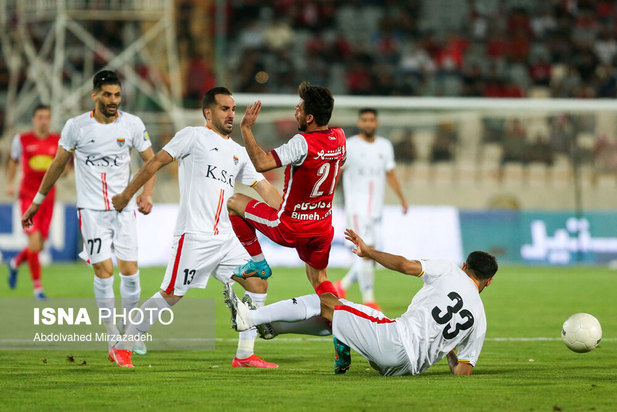 بازی جذاب پرسپولیس و فولاد