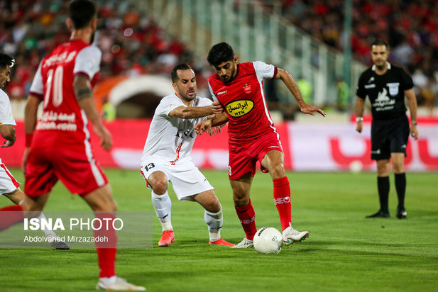 بازی جذاب پرسپولیس و فولاد