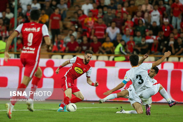 بازی جذاب پرسپولیس و فولاد