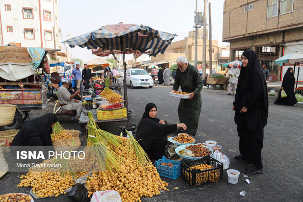 برداشت خارک و رطب در شادگان
