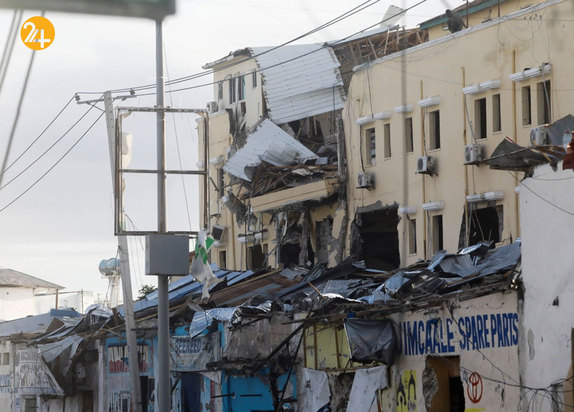 حمله مسلحانه الشباب به هتلی در موگادیشو