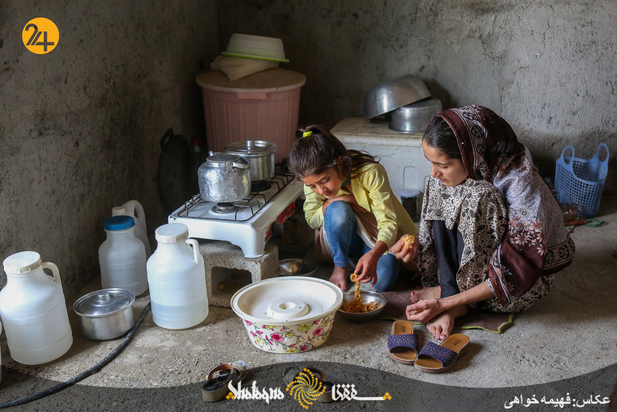 زندگی با فقر و بیماری در بشاگرد