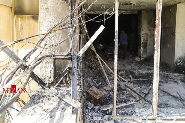 آتش سوزی زندان اوین