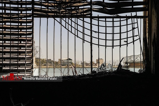 آتش سوزی زندان اوین