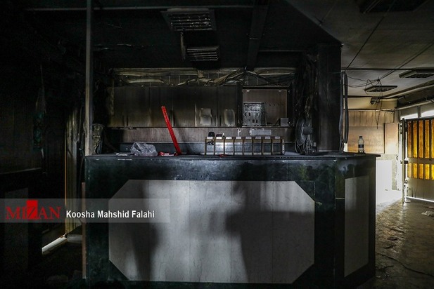 آتش سوزی زندان اوین