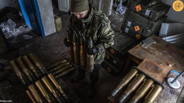 تصاویری هولناک از جبهه باهموت اوکراین