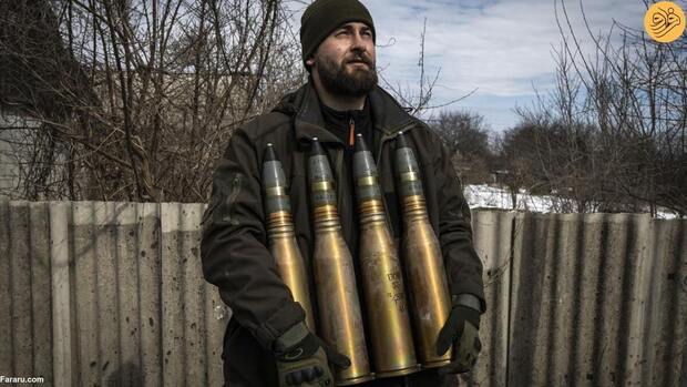 تصاویری هولناک از جبهه باهموت اوکراین