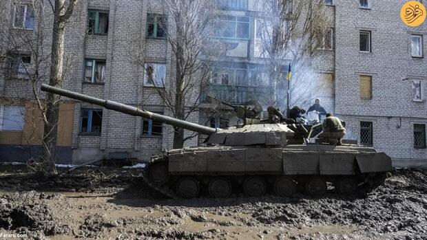 تصاویری هولناک از جبهه باهموت اوکراین