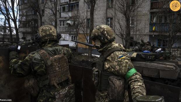 تصاویری هولناک از جبهه باهموت اوکراین
